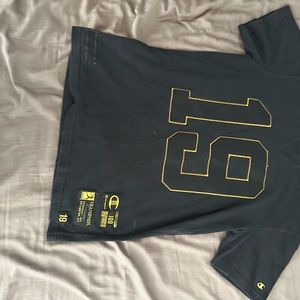 Champion #19 black shirt LARGE